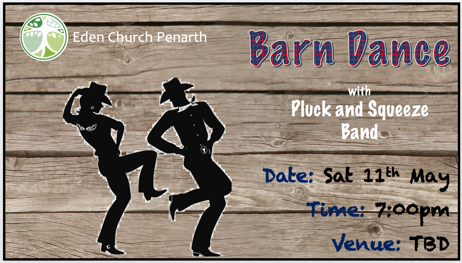 Barn Dance 11 May 7 pm